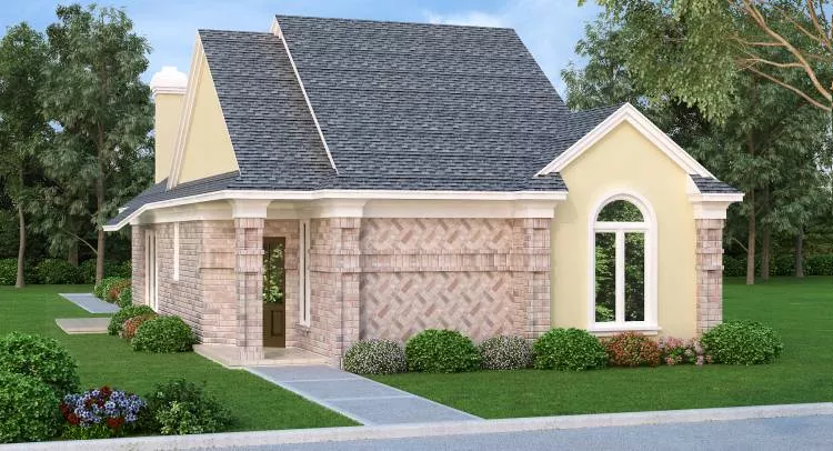 image of single story contemporary house plan 9035